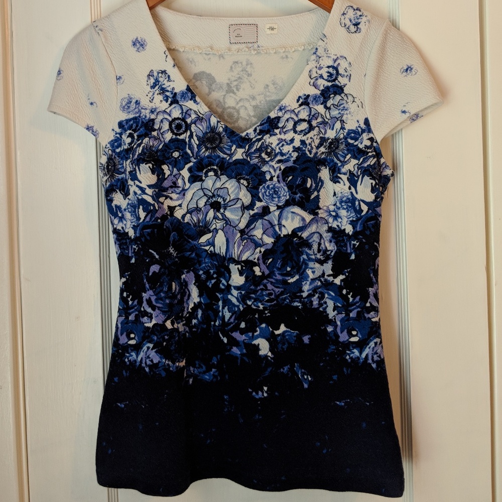 Anthropologie Postmark floral top